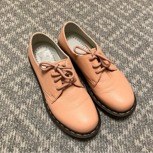 Dr. Martens Pink Oxford Flat Shoes - Picture 7 of 12